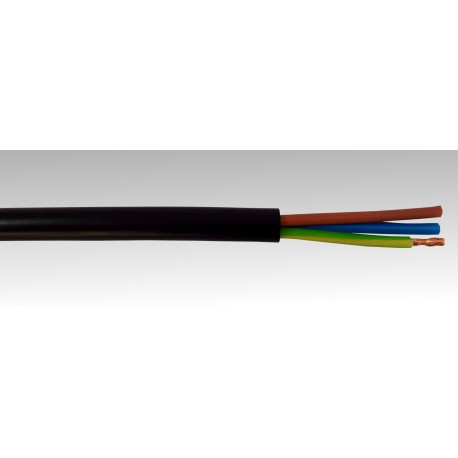 CABLE ELECTRICO 3 X 2,5mm NEGRO