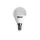 BOMBILLA LED ESFÉRICA E14 LUZ NEUTRA 6W SILVER