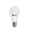 BOMBILLA LED ESFÉRICA E27 LUZ NEUTRA 10W SILVER