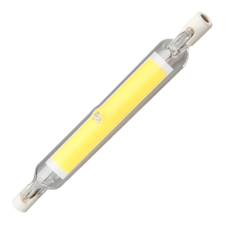 BOMBILLA LED LINEAL R7s 4W 5000K 78mm SILVER