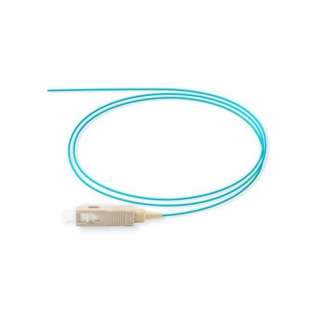 PIGTAIL SC/UPC MM SX AQUA 1MTS