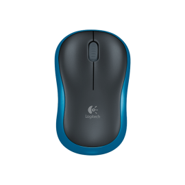 MOUSE OPTICO INALAMBRICO AZUL NEGRO LOGITECH