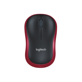 MOUSE OPTICO INALAMBRICO ROJO LOGITECH