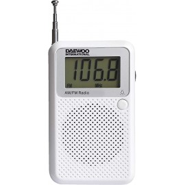 Daewoo DRP123 - Radio Analógica AM/FM Negra 220V · Comprar
