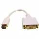 MINI DVI 32P. MACHO - DVI (24+1) HEMBRA. 0.2m. PARA APPLE