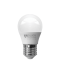 BOMBILLA LED ECO ESFERICA 5W E27 4000K SILVER