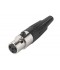 CONECTOR XLR MINI 4P HEMBRA