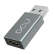 CONEXIÓN USB 3,0  A TIPO CGRIS ALUMINIO DCU