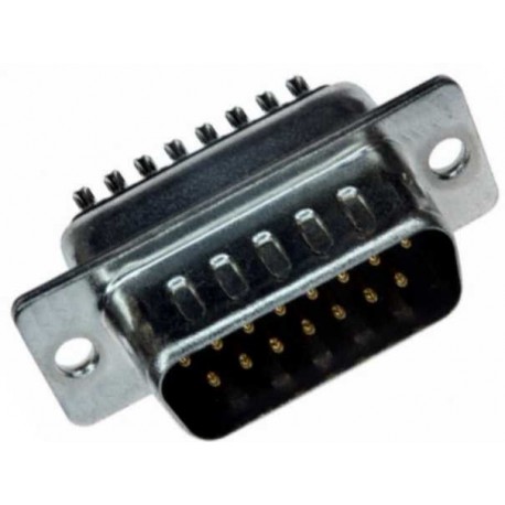 CONECTOR SUB-D 15P MACHO