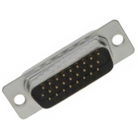 CONECTOR SUB-D 62P MACHO 3 FILAS