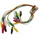 PINZAS COCODRILO 5 COLORES CON CABLE