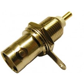 CONECTOR BNC HEMBRA CHASIS.ROSCA LARGA