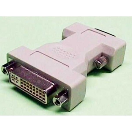 ADAPTADOR DVI 24+5 HEMBRA - HDB 15 MACHO (VGA)