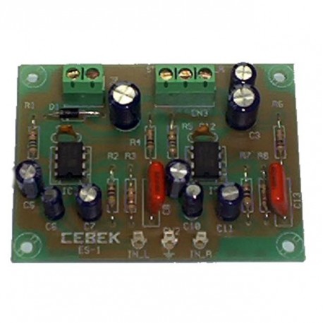 ETAPA DE POTENCIA STEREO DE 1.8 W. CEBEK