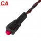 PILOTO LED ROJO 220 Vca CON CABLE