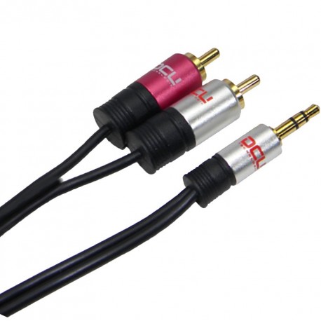 CONEXIÓN JACK 3.5 ST A 2xRCA 2 m DCU